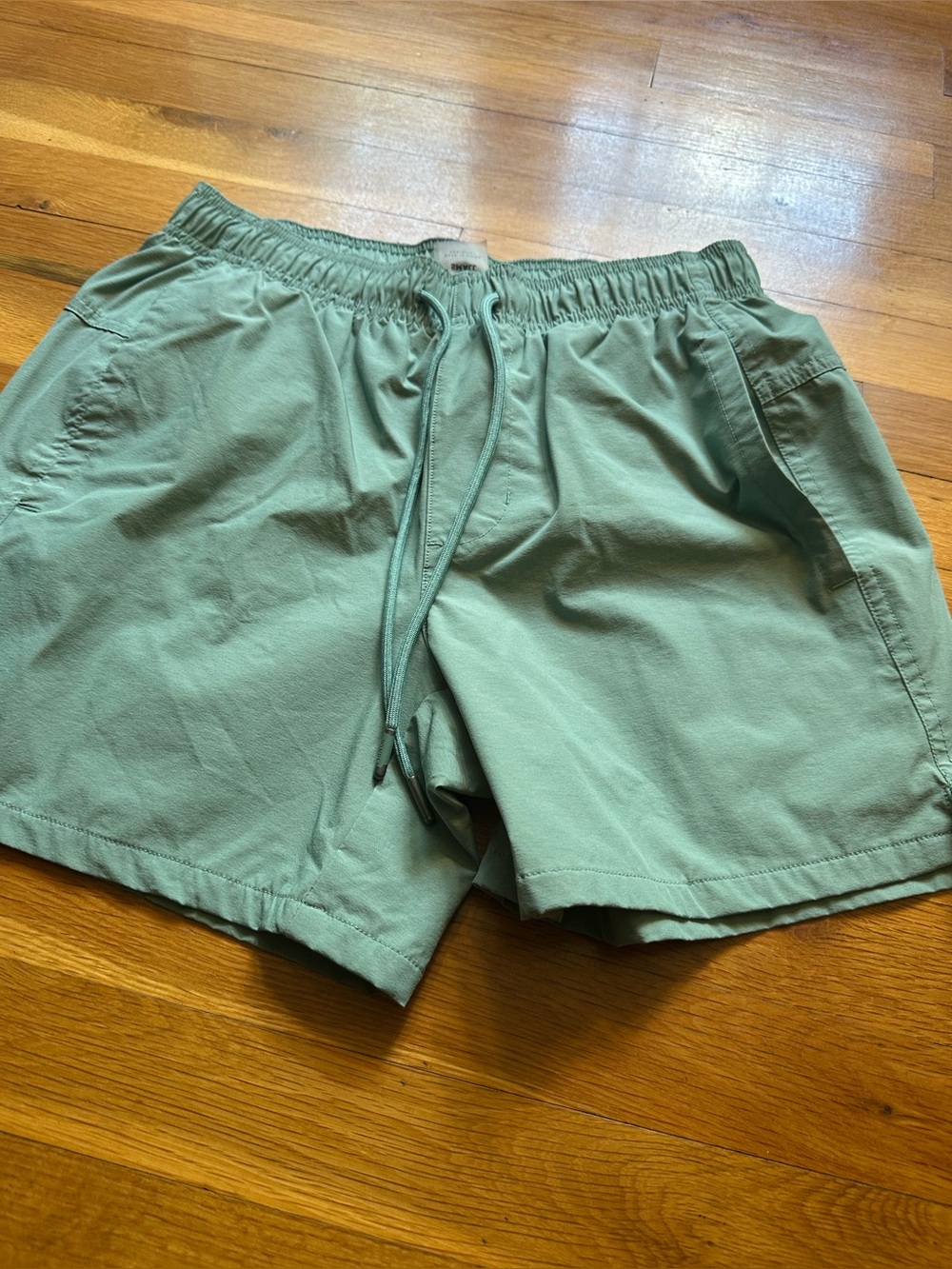 Men's Athletic‎ Drawstring Shorts in Sage Green
